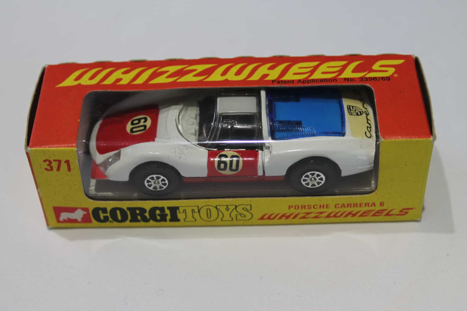 Modèle Réduit Porsche Audi Gorgi Toys 1:36 – Blanc, Occasion Avec Usure
