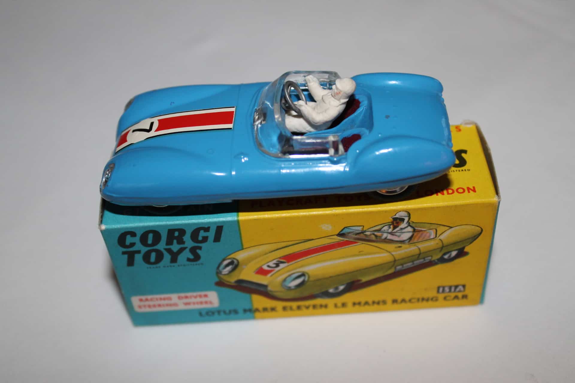 Corgi Toys 151A Lotus Mark Eleven Le Mans Racing Car - Diecast