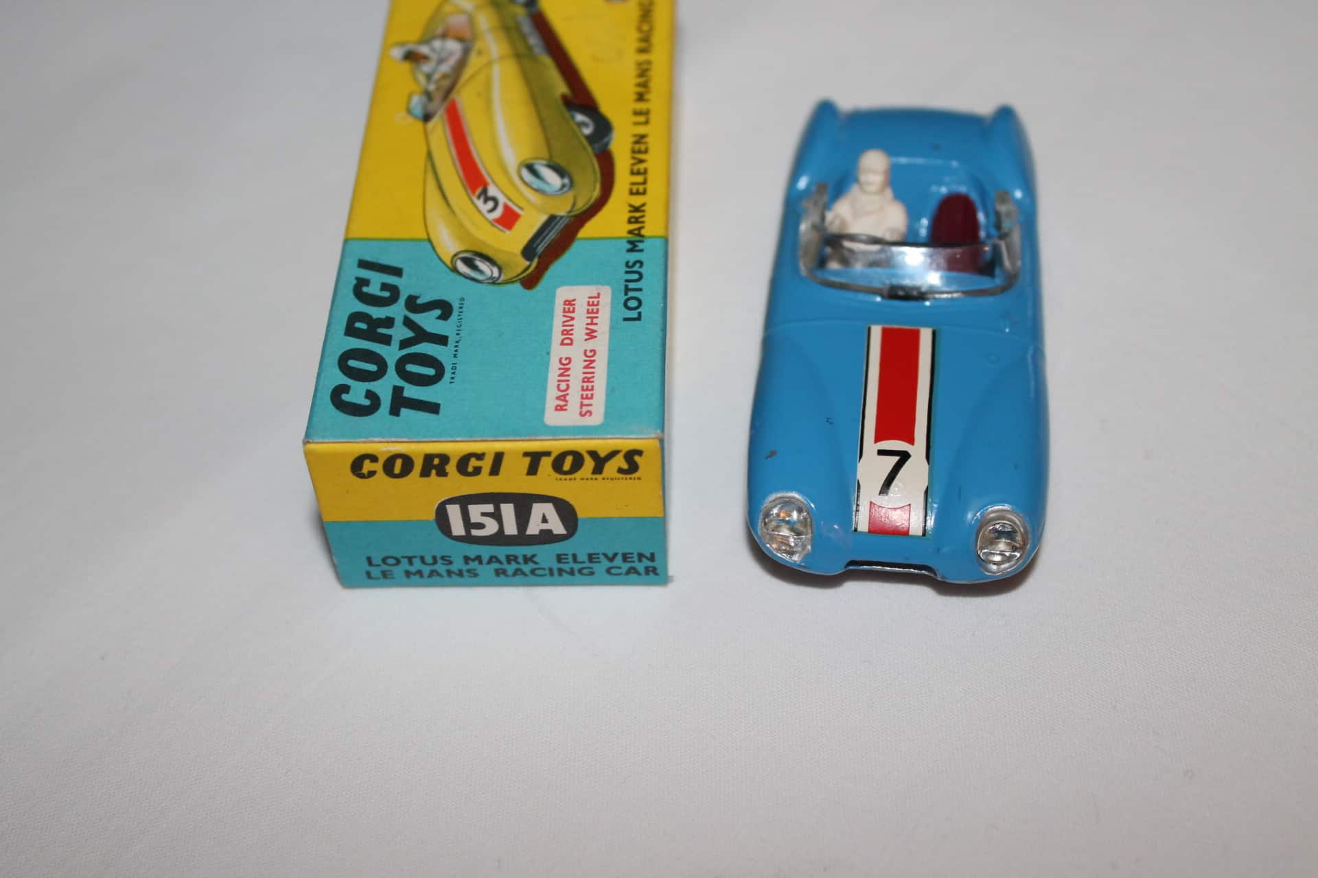 Corgi Toys Lotus Mark XI – Scatola Riproduzione Per La 24 Ore Di Le Mans
