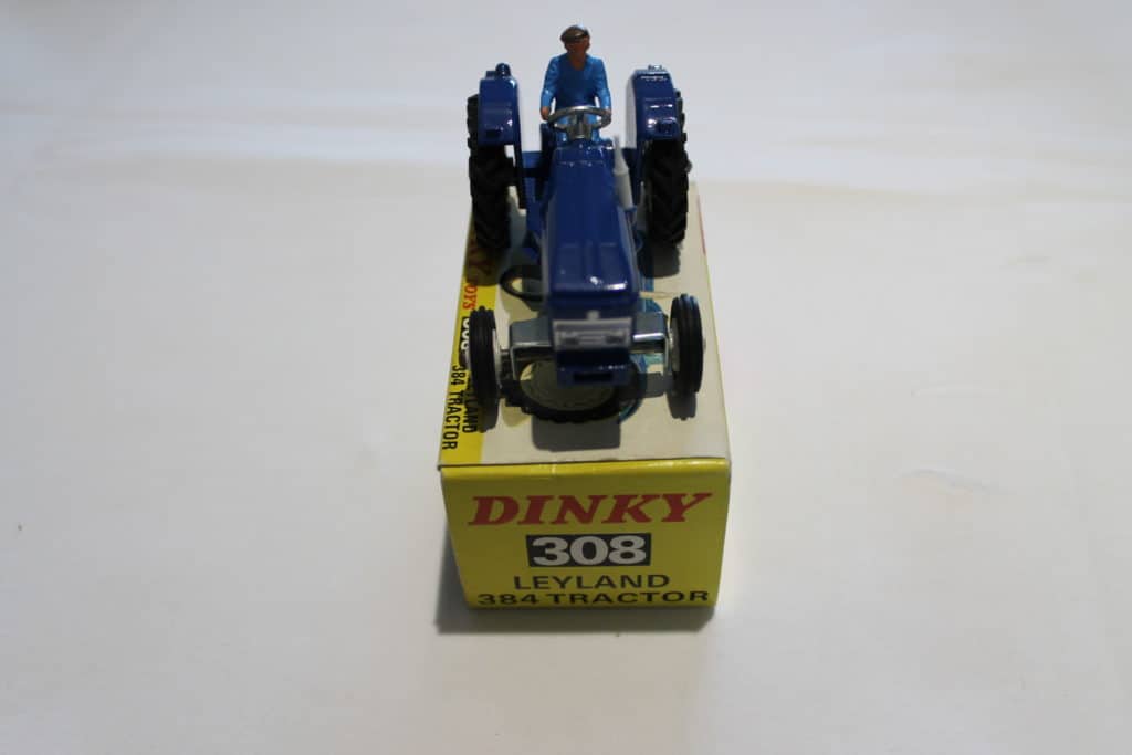 Tracteur Leyland Dinky Toys GB Réf 308 - 1/43 - Rouge - Boîte AAA - 1958
