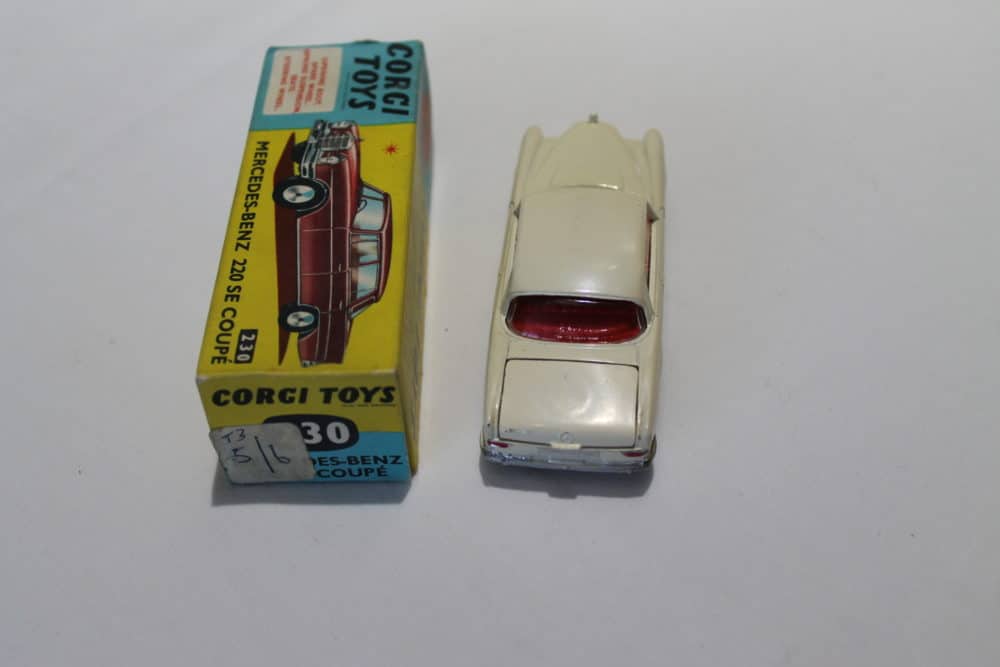 CORGI TOYS  MERCEDES-BENZ 220 SE COUPE' NO BAG  ORIGINAL BOX AS PHOTO