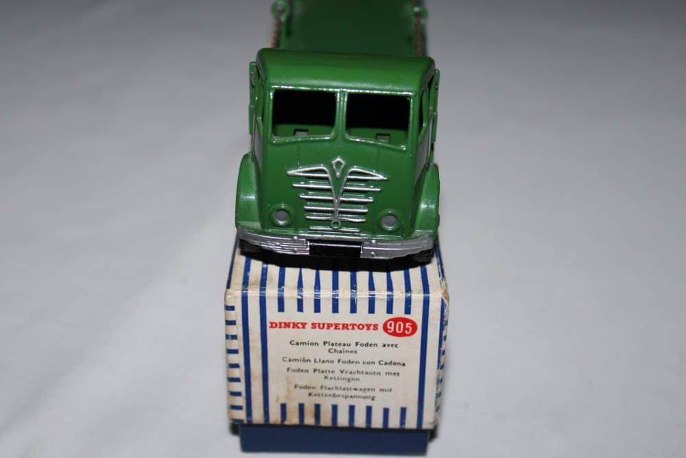 Dinky Toys 905 Foden Chain Lorry 2nd Cab-front