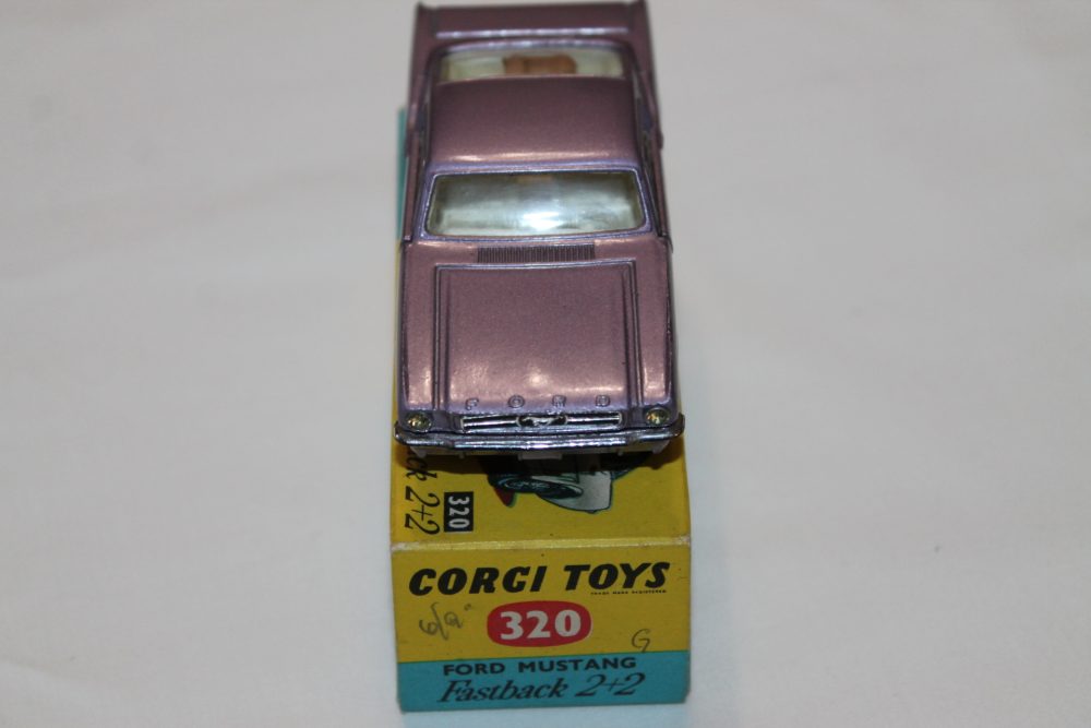 ford mustang corgi toys 320 front