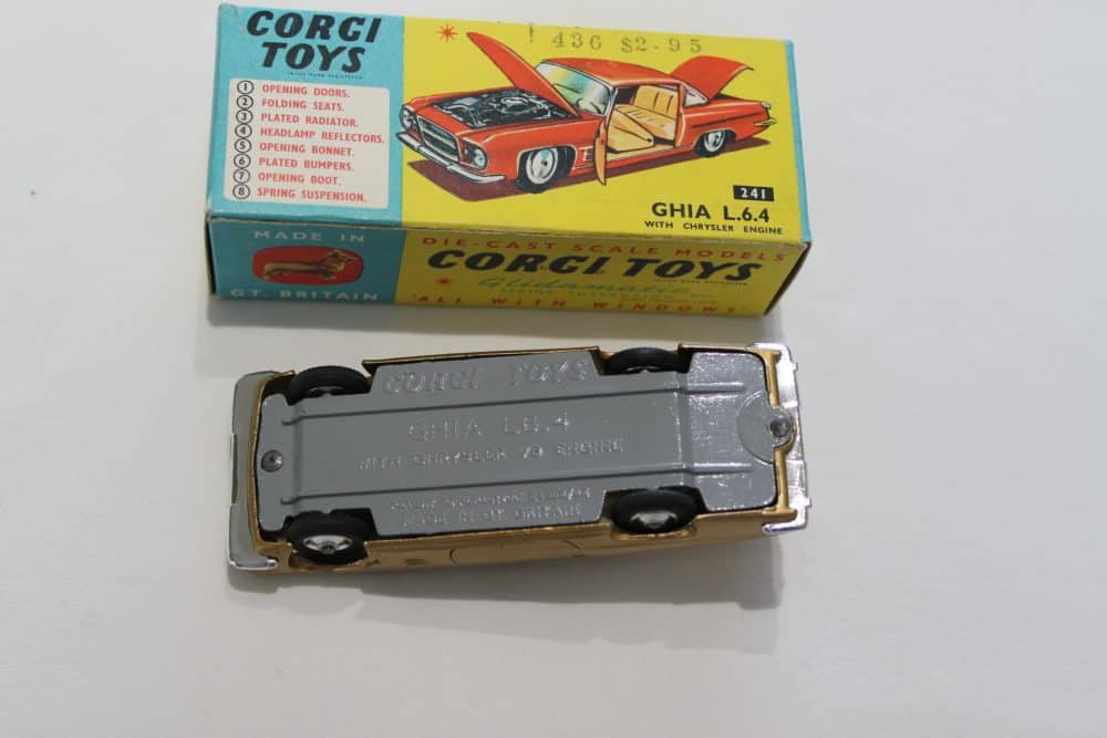 Corgi Toys 241 Ghia L6.4-BASE