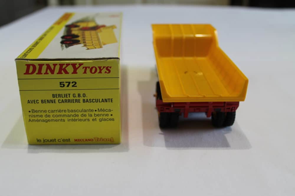 FRENCH DINKY 572 BERLIET G.B.O AVEC BENNE CARRIERE