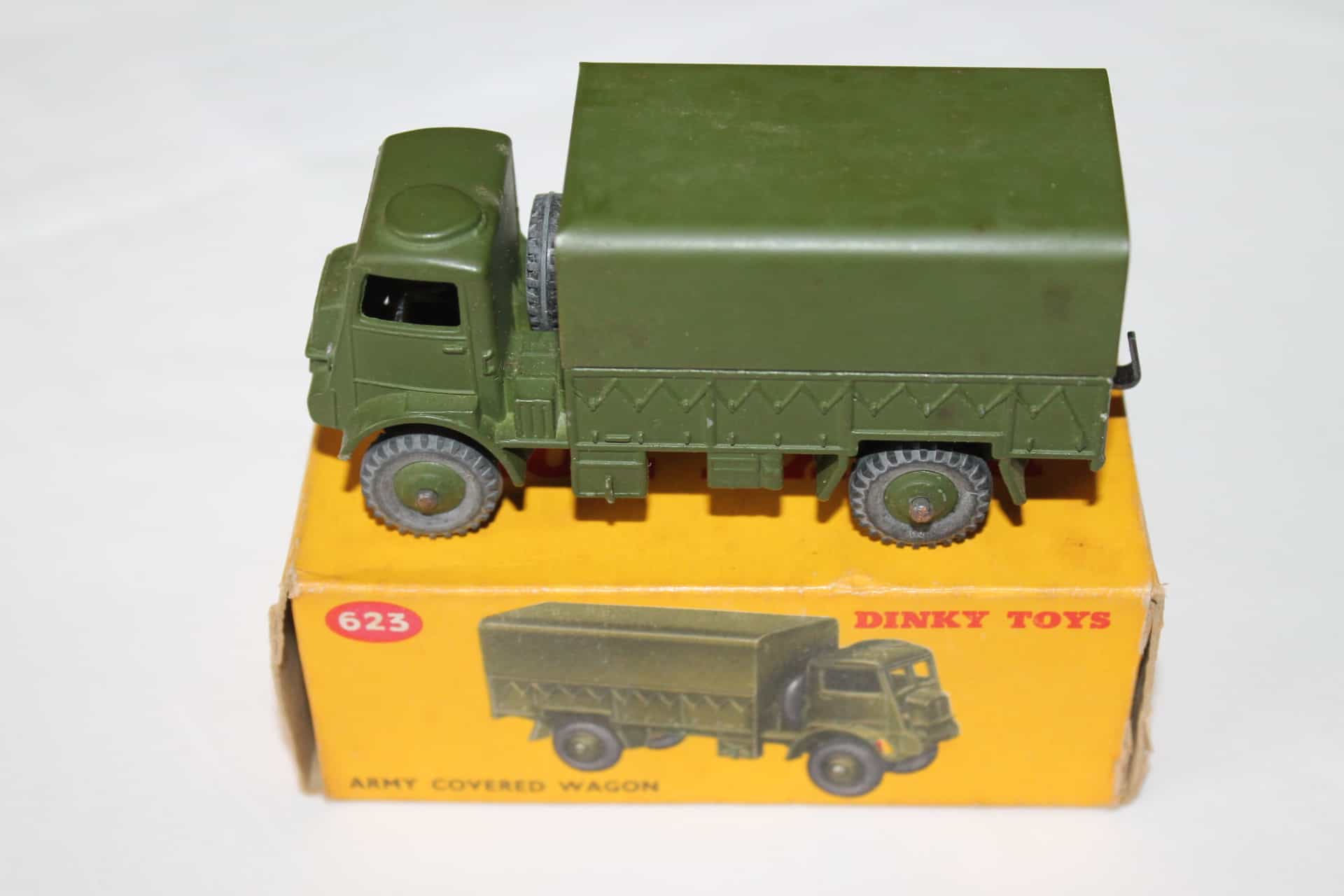 Dinky Toys 623 Army Covered Wagon - Diecast