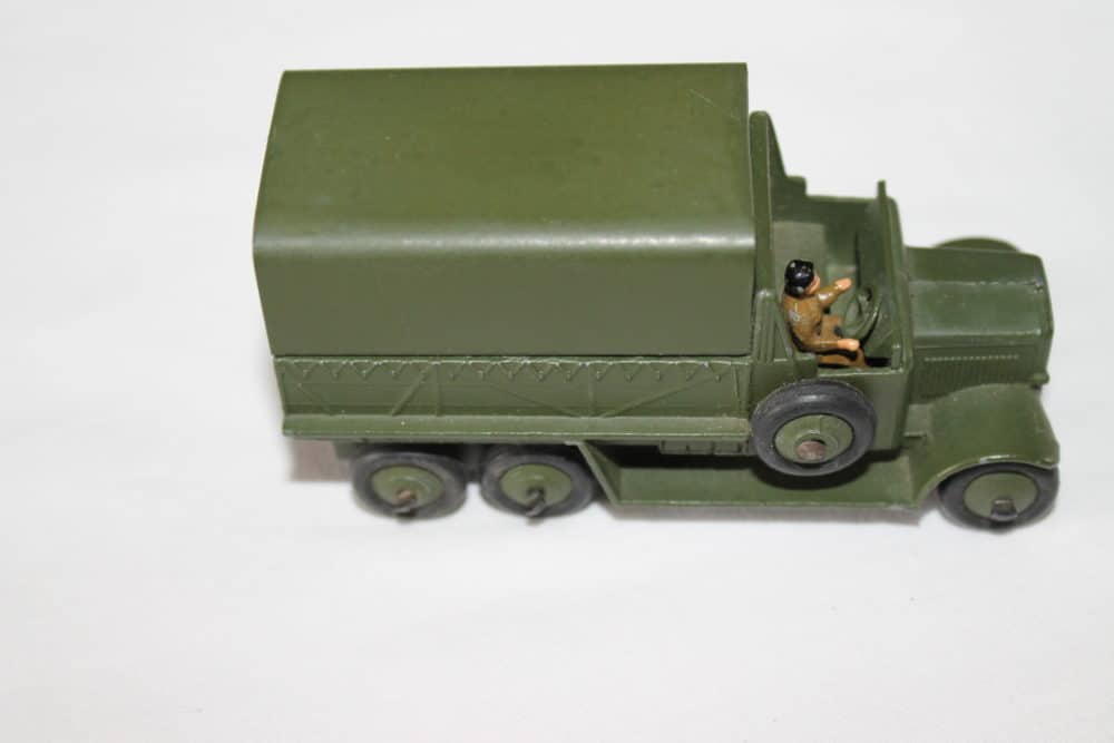 Dinky Toys 620 Military 6 Wheel Covered Wagon-side