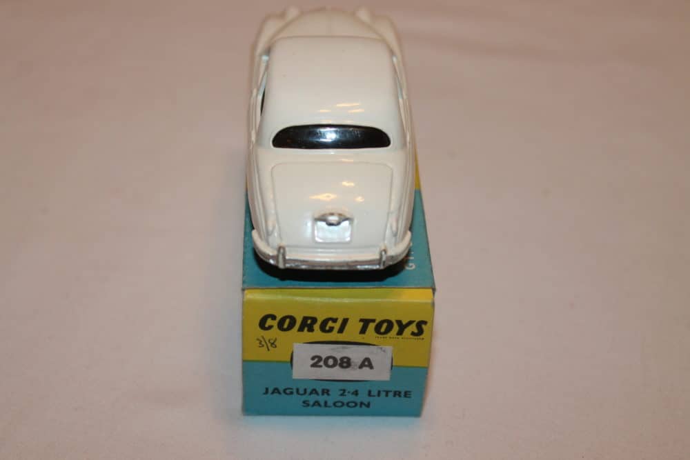 Corgi Toys 208-A Jaguar 2.4 litre Saloon-back