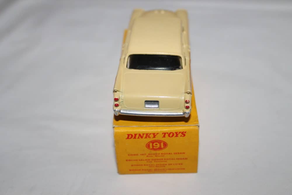 Dinky Toys 191 Dodge Royal Sedan-back