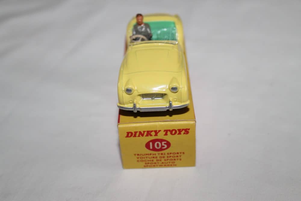 Dinky Toys 105 Triumph T.R.2 Tourer-front