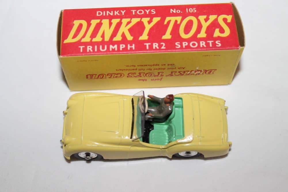 Dinky Toys 105 Triumph T.R.2 Tourer-top