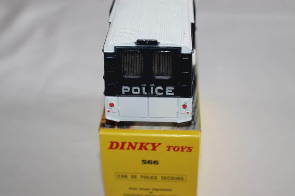 French Dinky 566 Citroen Police Van-back