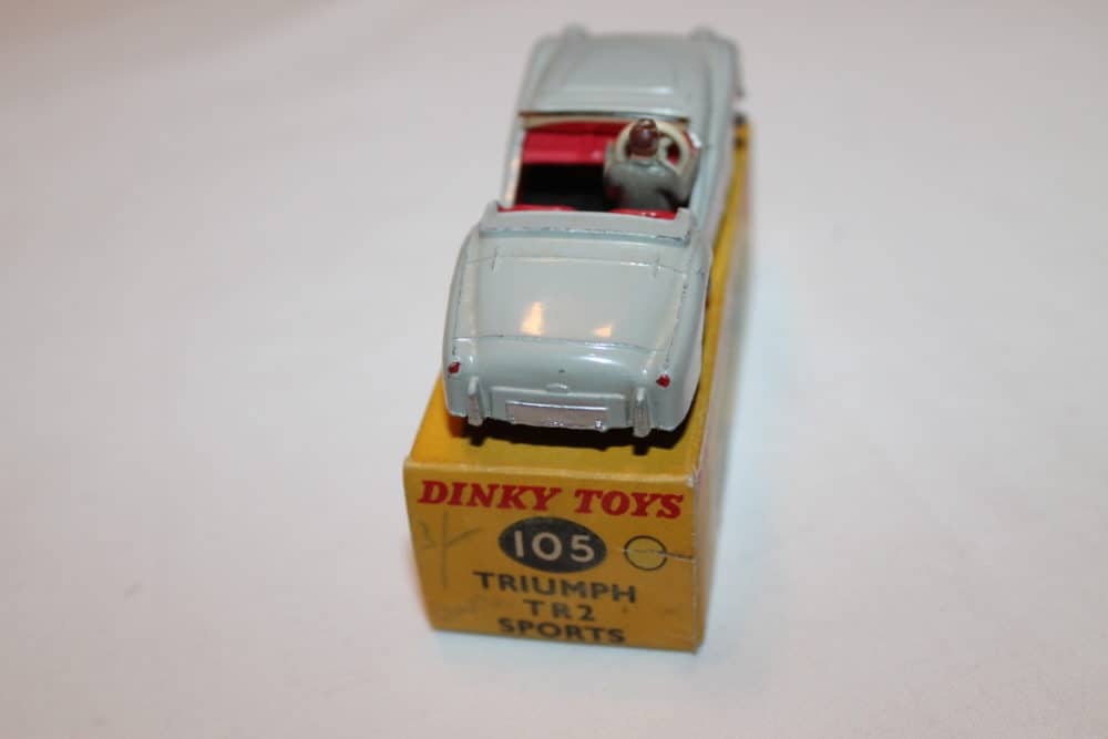 Dinky Toys 105 Triumph TR2 Tourer-back