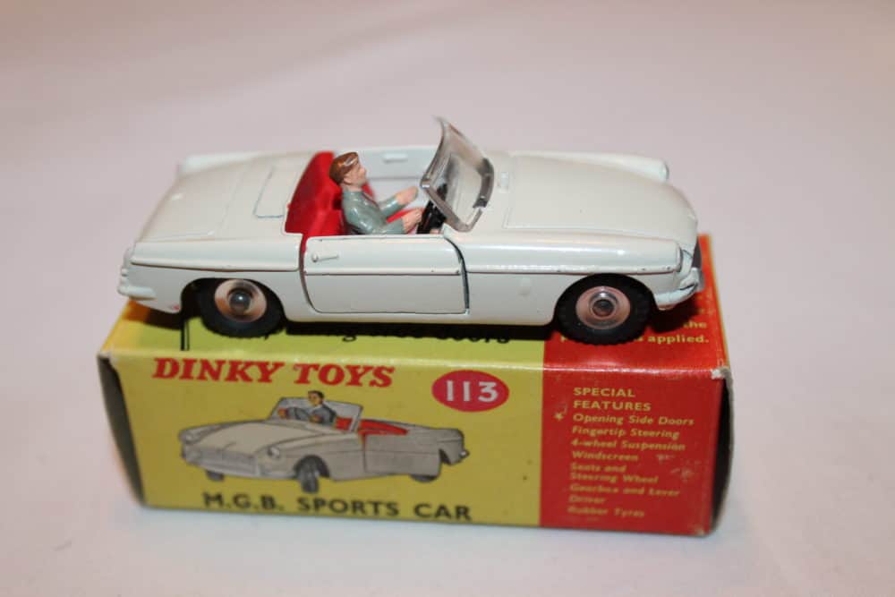 Dinky Toys 113 M.G.B. Sports Car-side