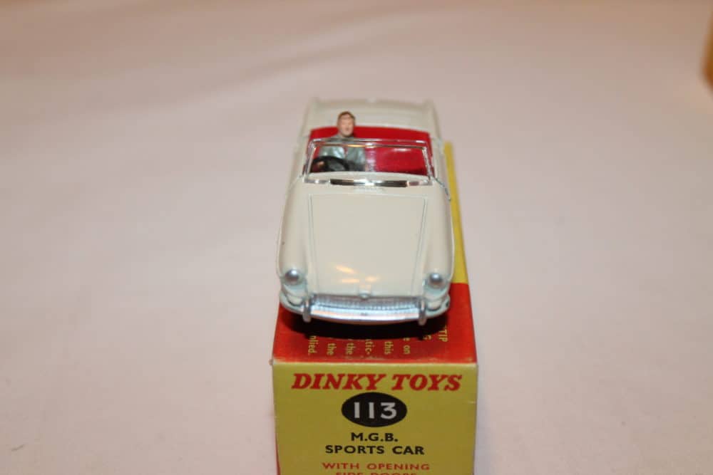 Dinky Toys 113 M.G.B. Sports Car-front