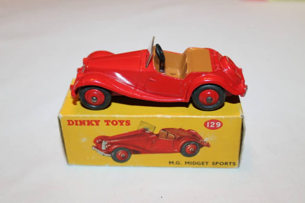 Dinky Toys 129 MG Midget Tourer US Export