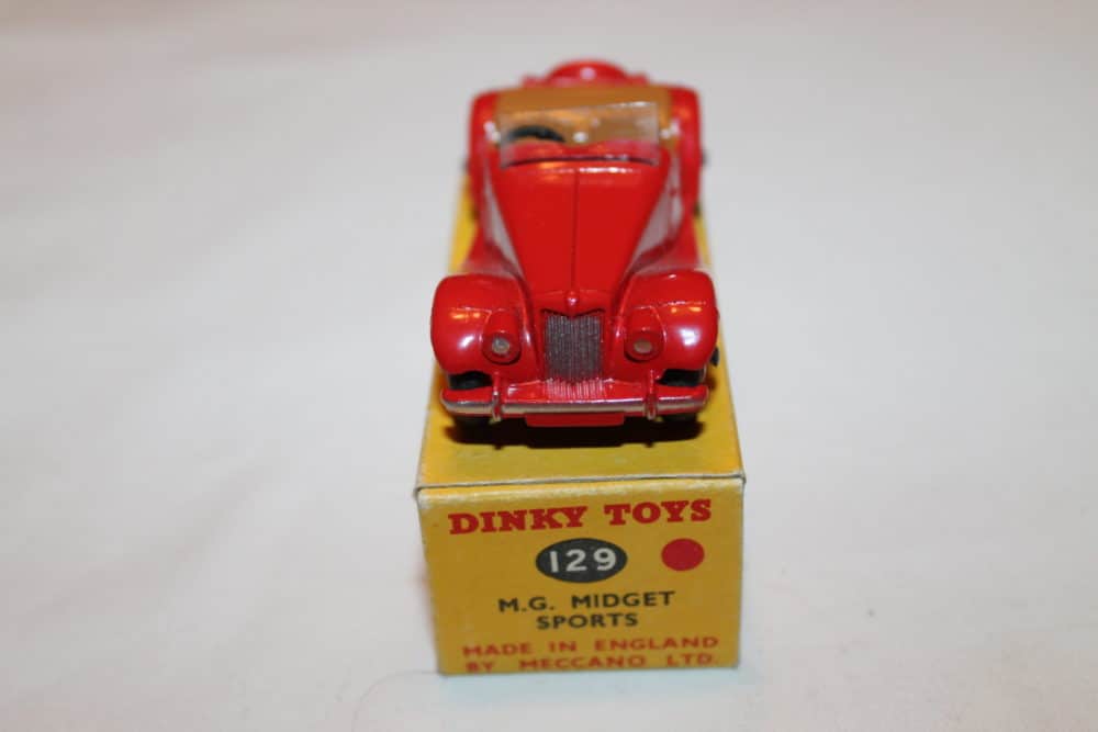 Dinky Toys 129 MG Midget Tourer US Export-front