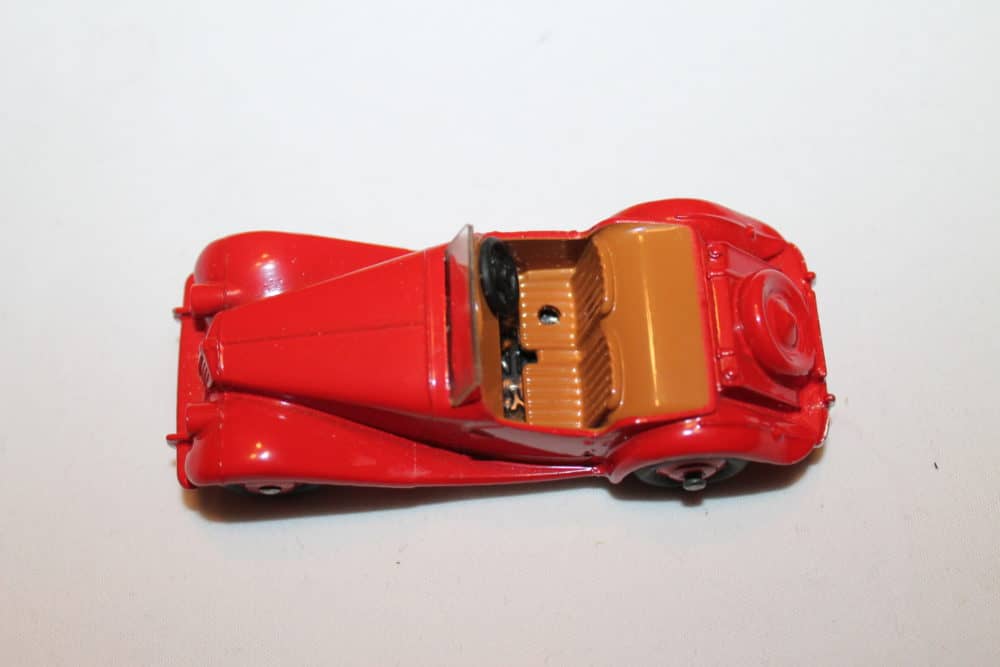 Dinky Toys 129 MG Midget Tourer US Export-top