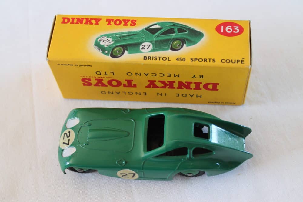 Dinky Toys 163 Bristol 450 Sports Coupe-top