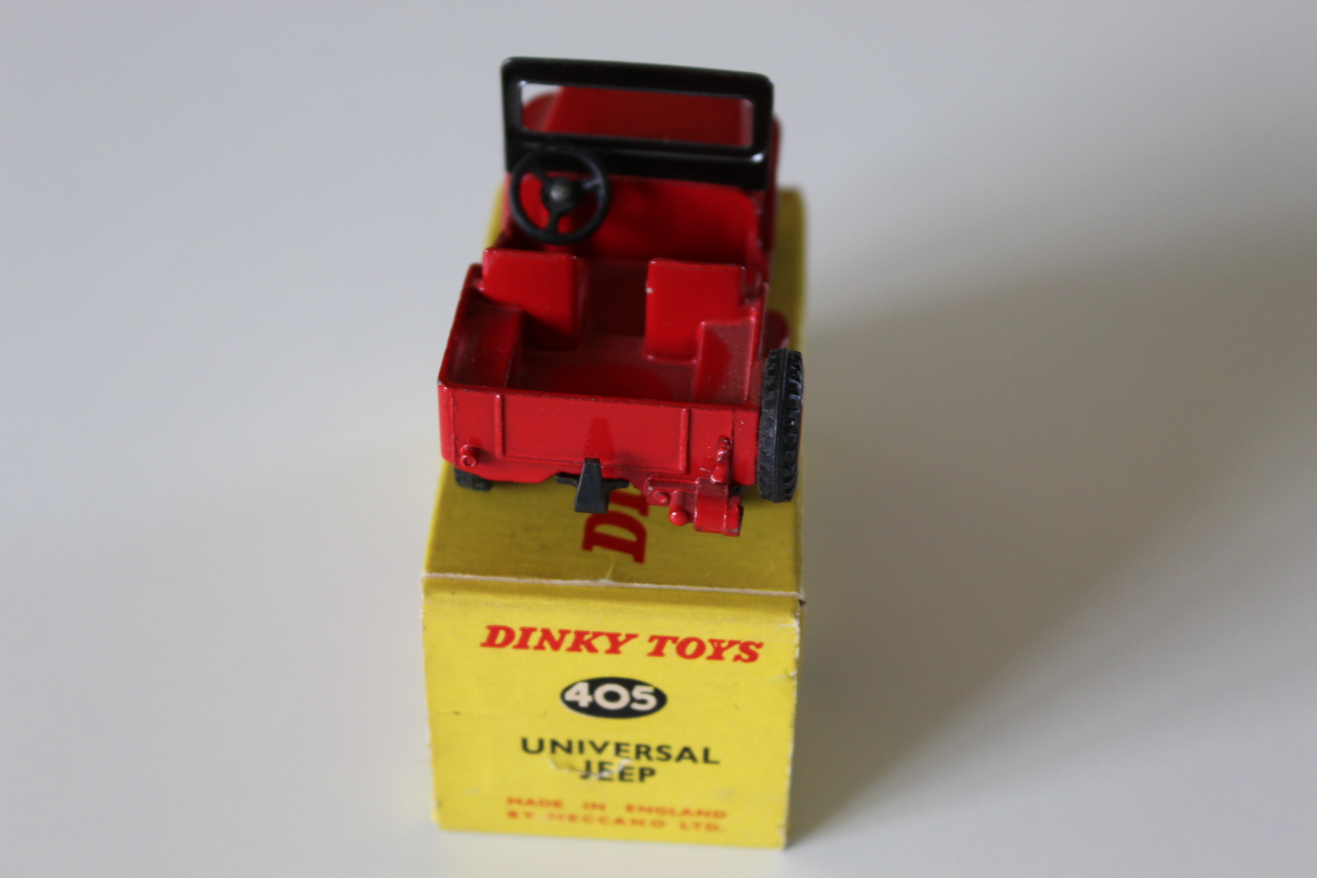 universal jeep rare version dinky toys 405 back