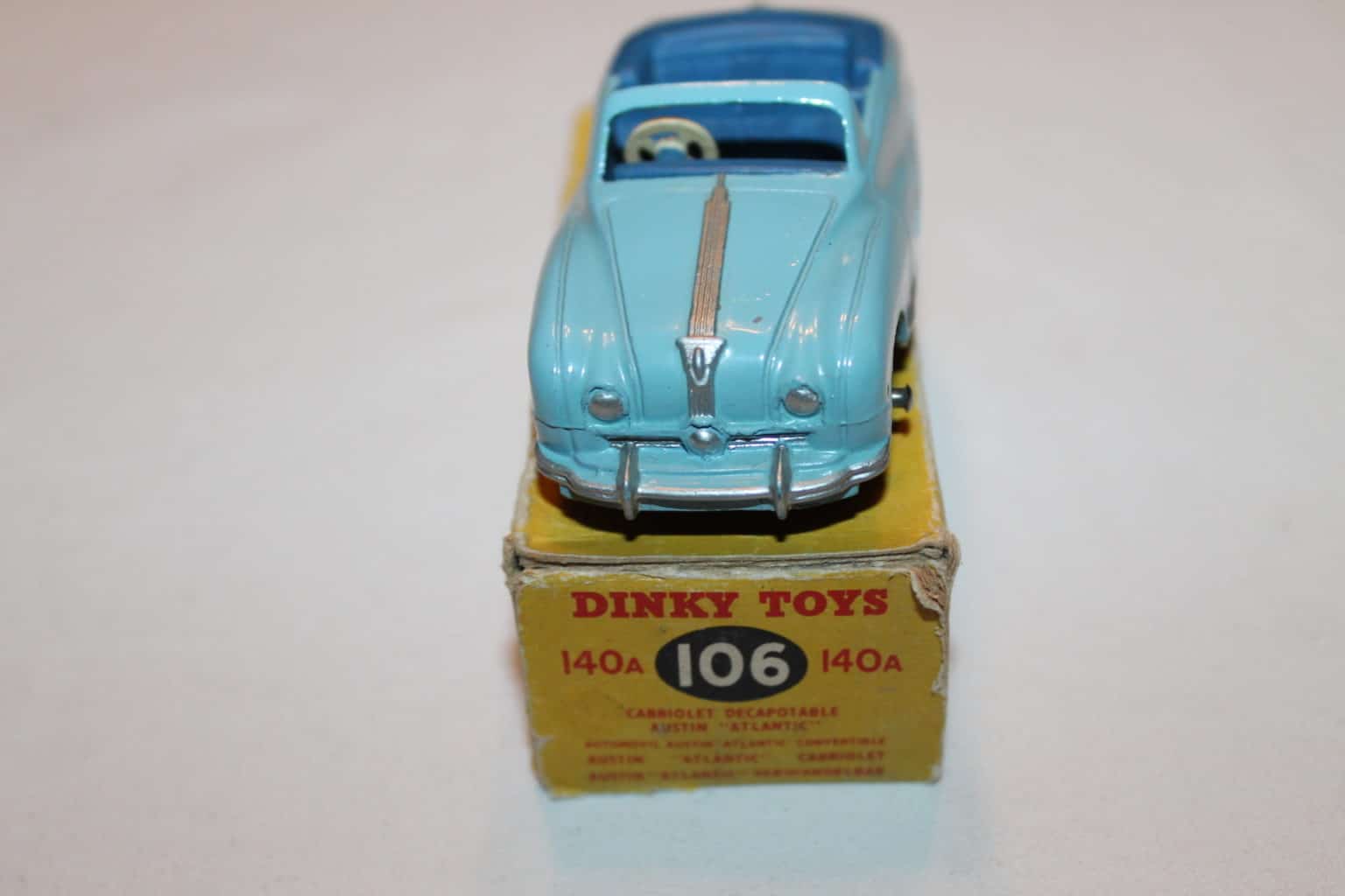 A Dinky blue 140a Austin Atlantic Convertible | Christie's