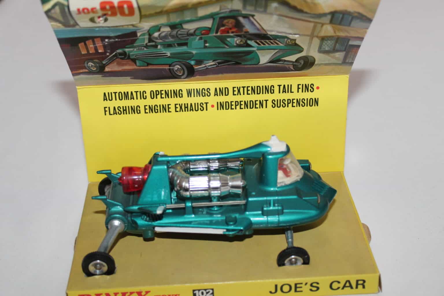 thumbnail image 2 of Dinky 102 Joe's Car Reproduction Box And Plinth Only - For Display (Model Car Not Included) 2 of 6
