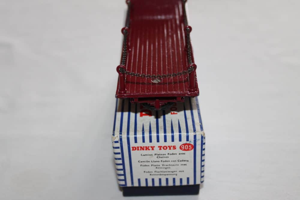 Dinky Toys 905 Foden 2nd Cab Chain Lorry-back