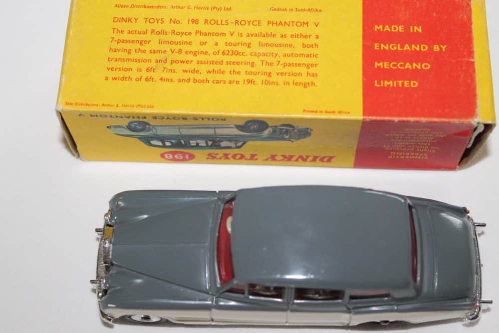 Dinky Toys 198 South African Rolls Royce-top