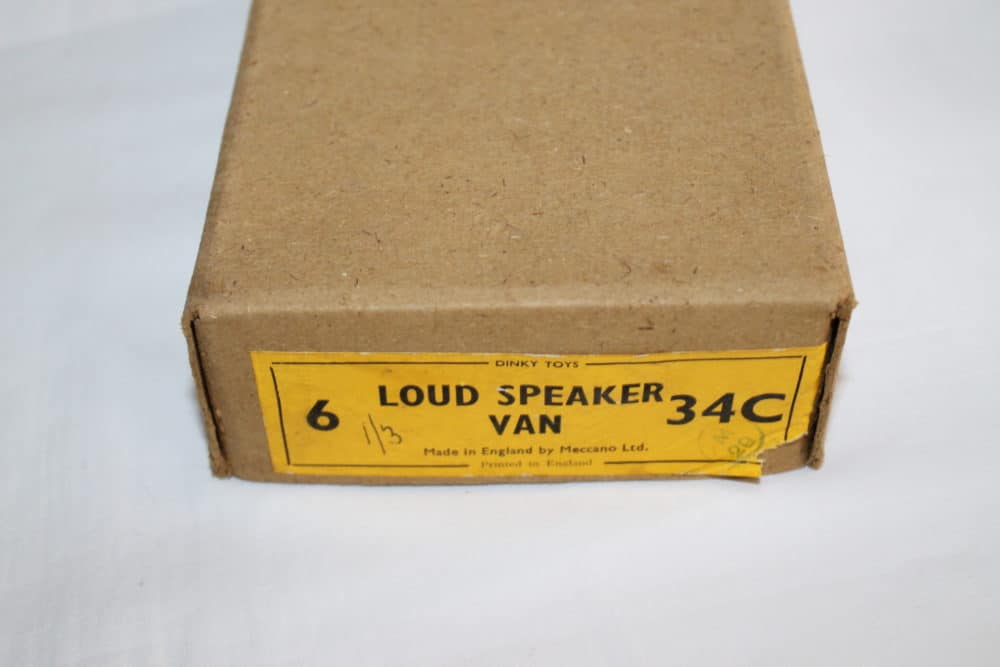 Dinky Toys Loudspeaker Vans & Trade Box-box
