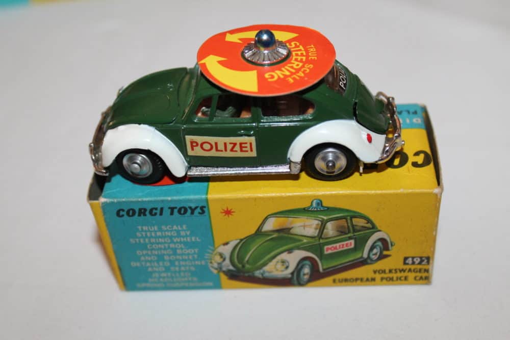 Corgi Toys 492 Volkswagen European Police Car