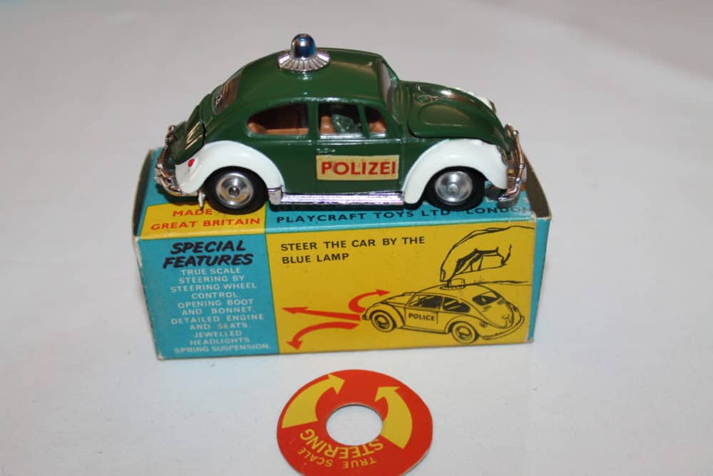 Corgi Toys 492 Volkswagen European Police Car-rightside