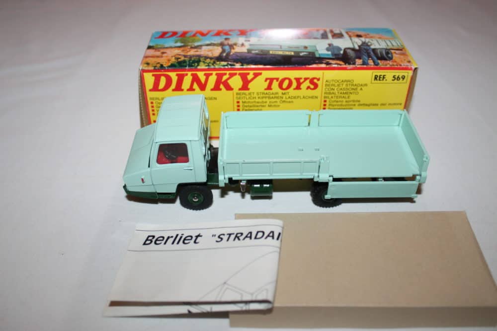 French Dinky Toys 569 Berliet Stradair Side Tipper