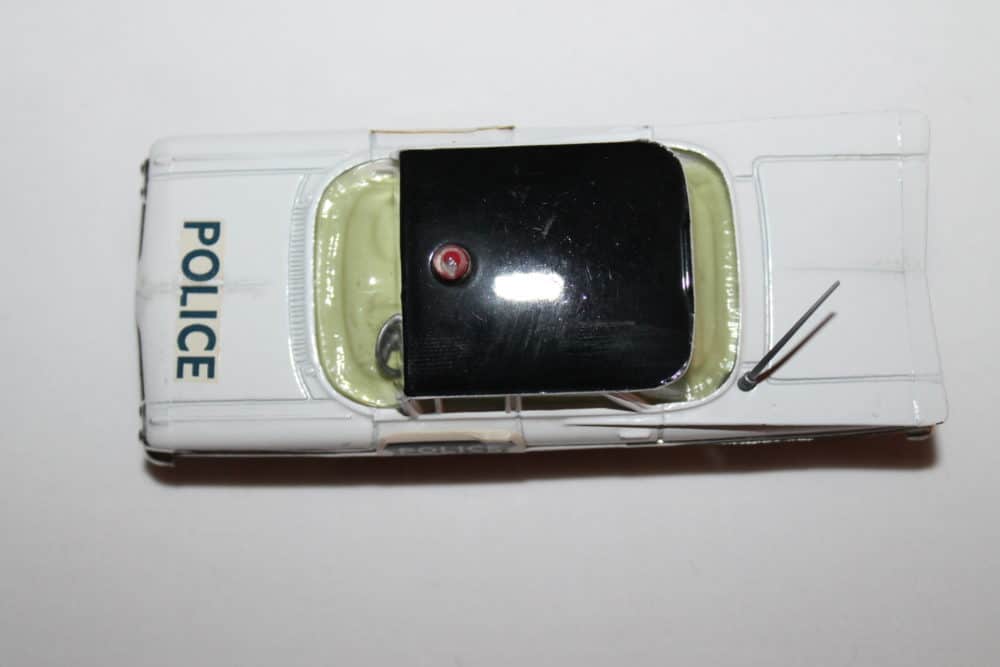 Corgi Toys 481 Chevrolet Police Car-top