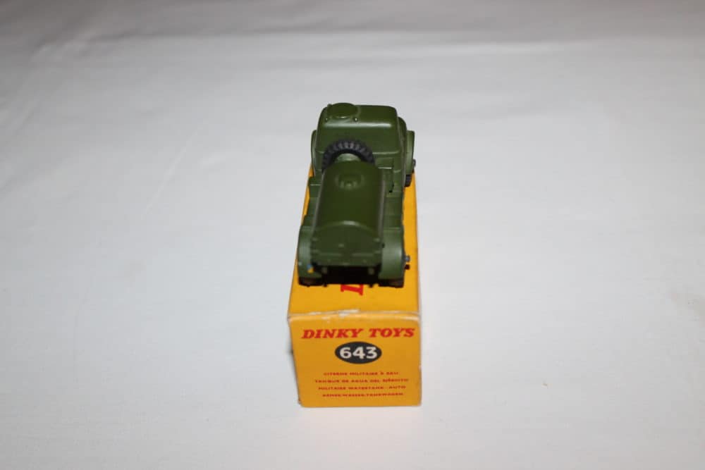Dinky Toys 643 Army Water Tanker-back