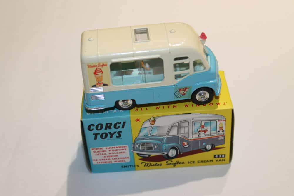 Corgi Toys 428 Smiths 'Mr Softee' Ice Cream Van-side
