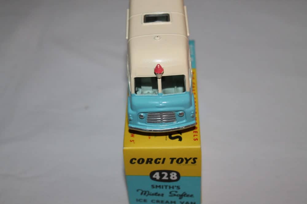 Corgi Toys 428 Smiths 'Mr Softee' Ice Cream Van-front