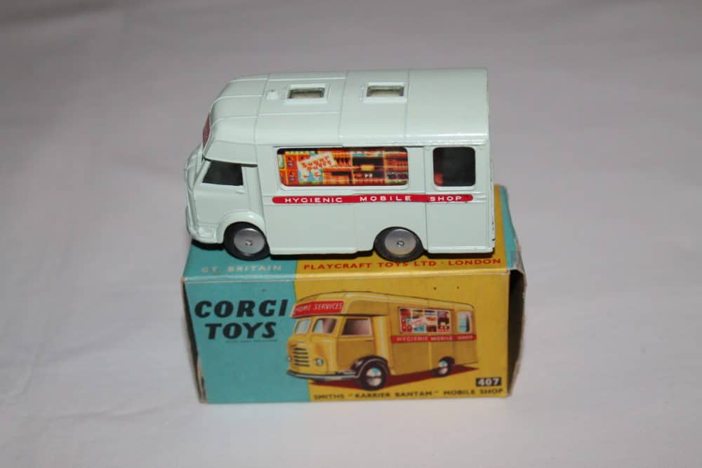 Corgi Toys 407 Smith's Karrier Bantam Mobile Shop