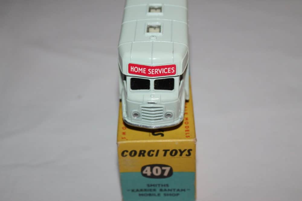Corgi Toys 407 Smith's Karrier Bantam Mobile Shop-front