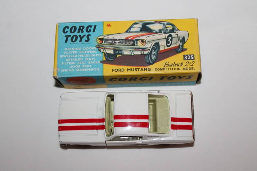 Corgi Toys 325 Ford Mustang Competition-top