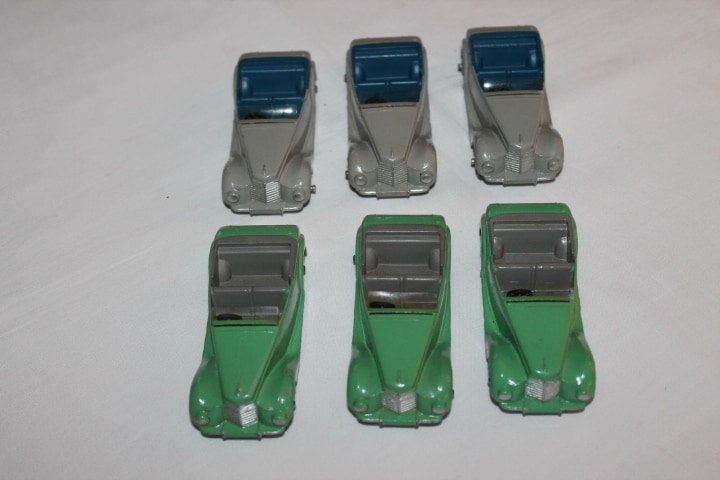 Dinky Toys 036E Armstrong Siddeley Trade Box of Six-front