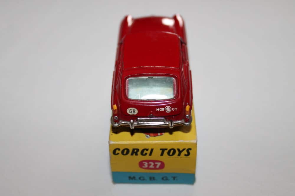 Corgi Toys 327 MGB G.T. -back