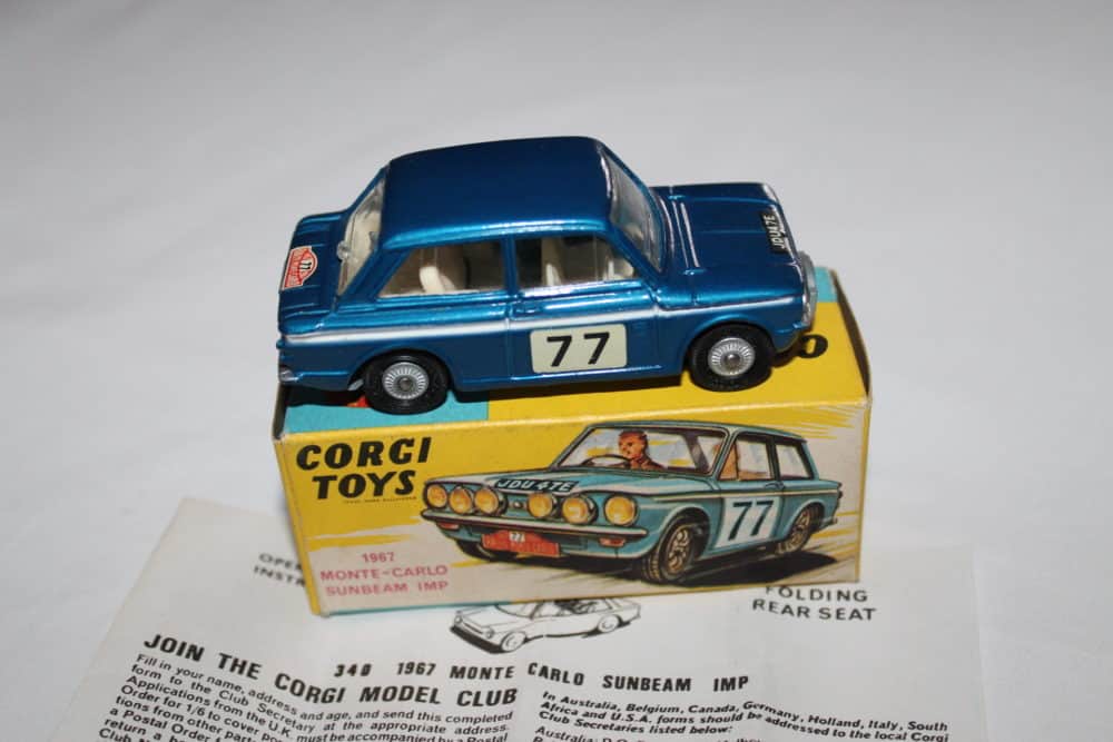 Corgi Toys 340 Sunbeam Imp Monte Carlo Ralley-rightside