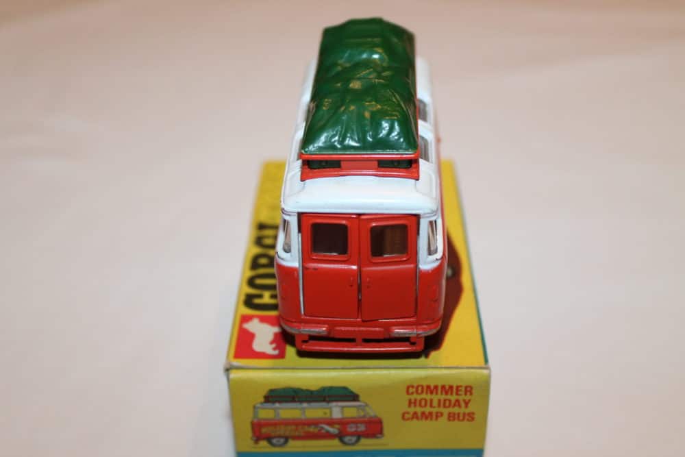 Corgi Toys 508 Commer Holiday Camp Bus-back