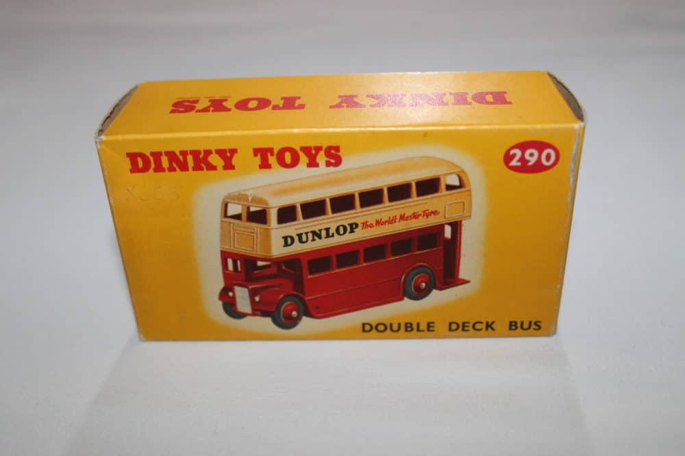 Dinky Toys 290 Double Decker Bus Box Only-redside