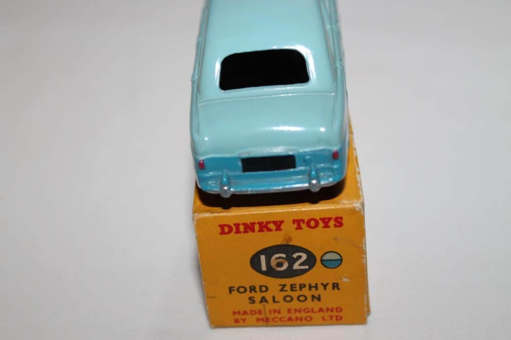 Dinky Toys 162 Ford Zephyr Two Tone Blue-back