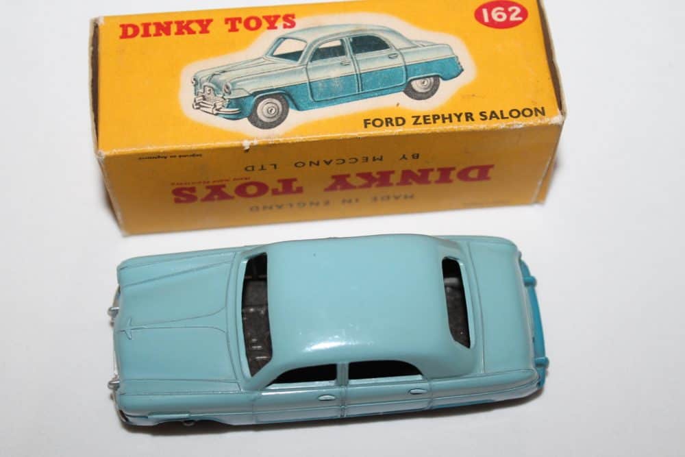Dinky Toys 162 Ford Zephyr Two Tone Blue-top