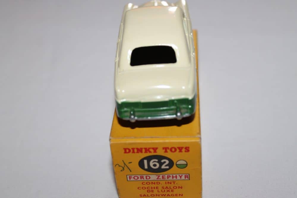 Dinky Toys 162 Ford Zephyr Green & Cream-back