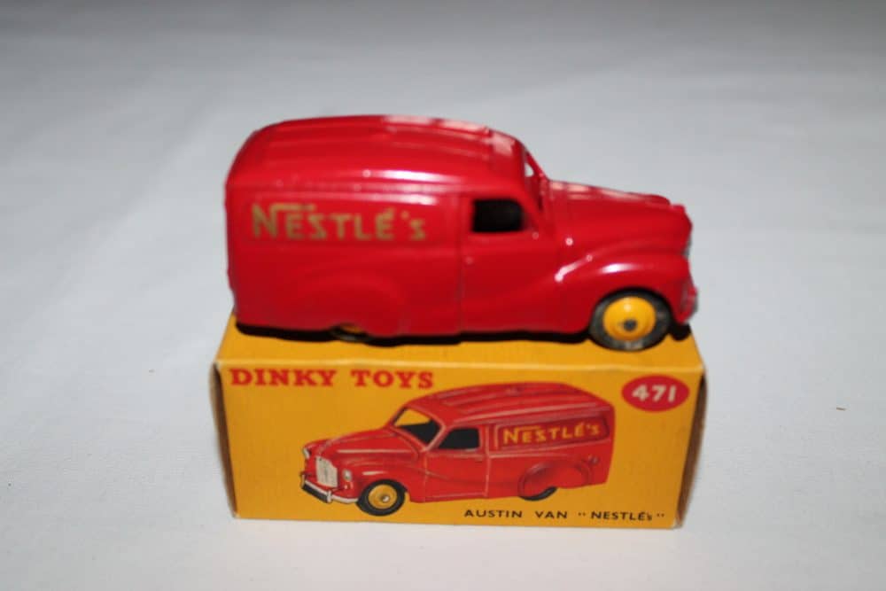 Dinky Toys 471 Austin Nestle's Van-side