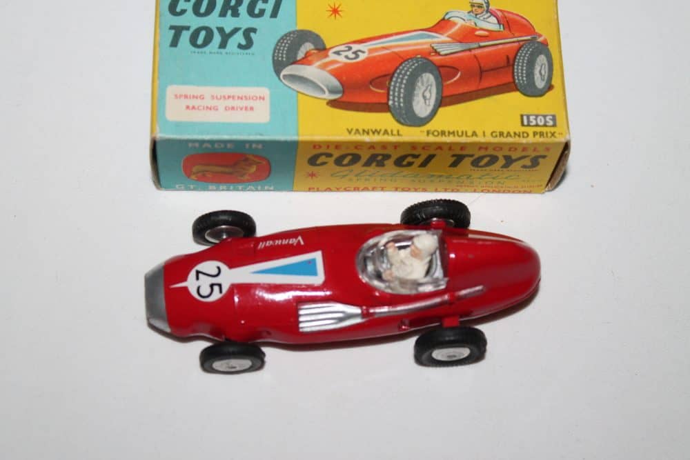 Corgi Toys 150S Vanwall F1 Grand Prix-top