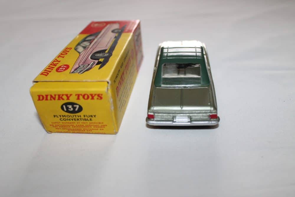 Dinky Toys 137 Plymouth Fury Convertible-back